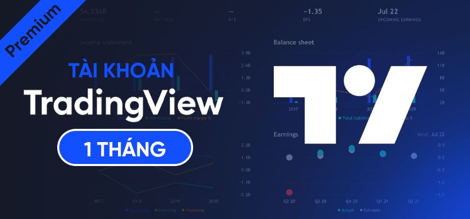 Trading View Premium 1 tháng - Tài khoản 